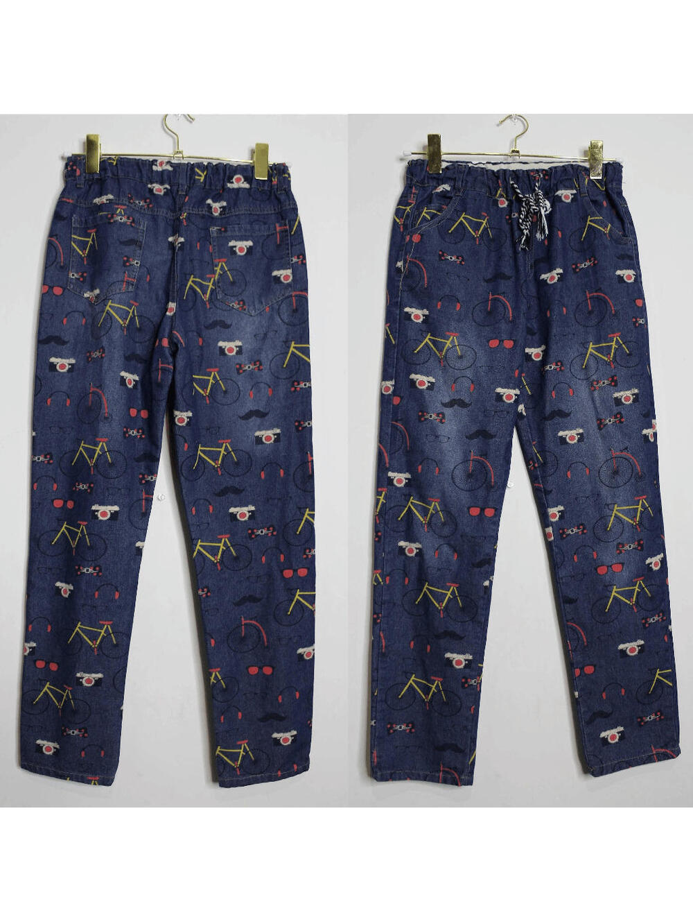 Quirky Teacher Artist Relaxed Fit Straight Leg Jeans - Small